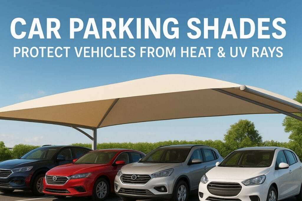 How Tensile Car Parking Shades Protect from Heat & UV Rays